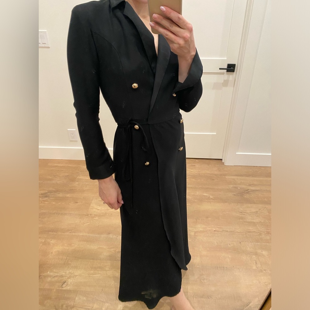 Midi wrap dress
